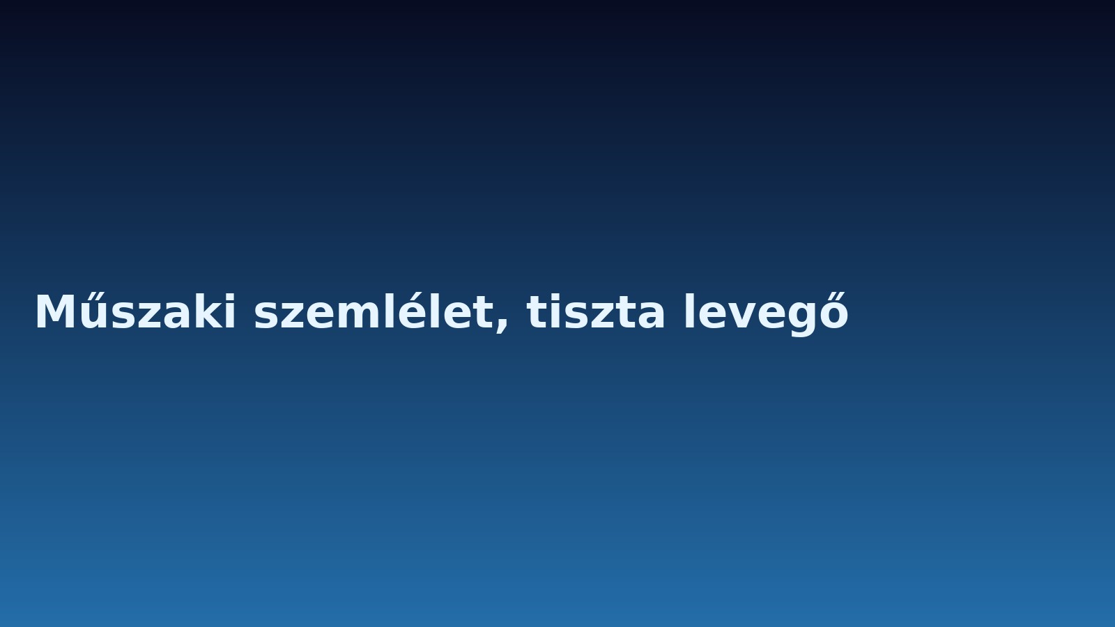 Központi szellőző rendszerek 80 m²-ig